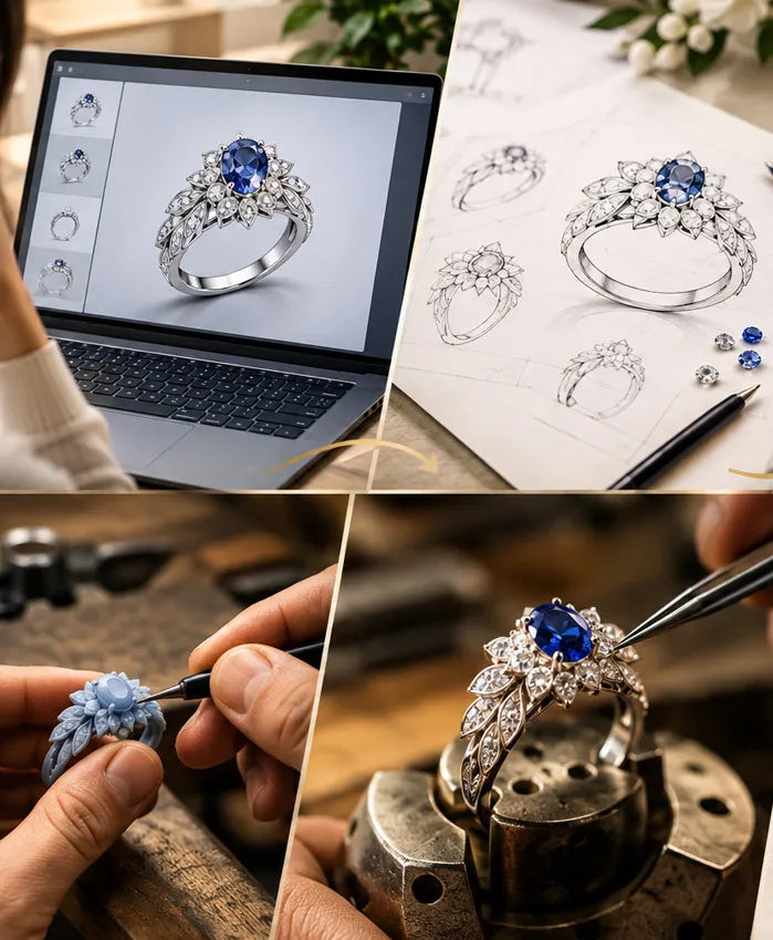 From AI Jewelry Design to Reality: Turning Your Idea into a Custom Piece