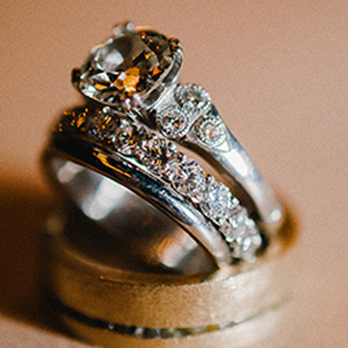 These wedding ring photographs